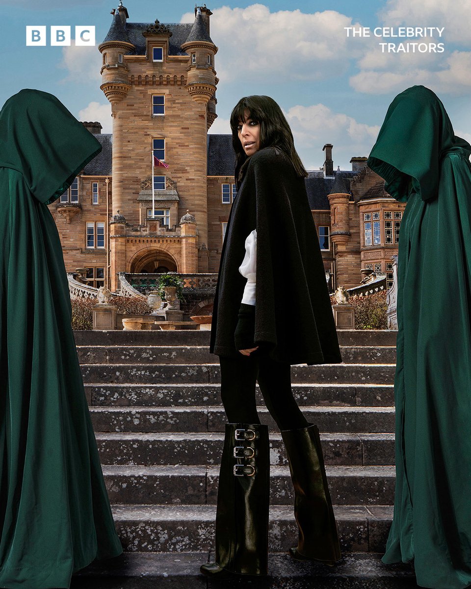 You have been cordially invited 📜 
 
Coming to BBC iPlayer and BBC One in October
 
#TheCelebrityTraitors #TheTraitors #ClaudiaWinkleman 

The fingerless gloves are ON as Claudia Winkleman returns to The Traitors castle with an all-star cast who are ready to play the ultimate