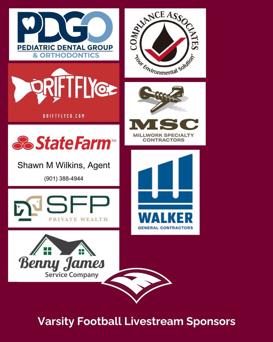 IT'S GAME DAY! 🦅 🏈  Many thanks to our sponsors who make our livestream possible! ⁠
⁠
Come out and cheer on your Eagles in their season opener!⁠
⁠
🆚 Briarcrest ⁠
🕖 7:00pm⁠
📍ECS Legends Field ⁠
🎟 link in bio⁠
📺 link in bio⁠
👚 Wear pink⁠
⁠
#GoEagles