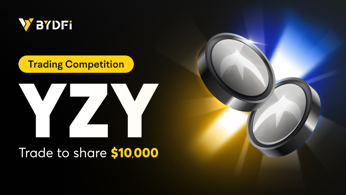BYDFi (@bydfi) on Twitter photo ๐ฅ $YZY is on fire on BYDFi โ $100 Giveaway
๐ Engage & Win: 5 winners will each get 20โฏUSDT Bonus!
How to Participate:
1๏ธโฃ Follow <a href="/BYDFi/">BYDFi</a>
2๏ธโฃ Like & RT this post
3๏ธโฃ Comment anything with $YZY
โณ Ends Aug 28, 10:00 AM ET
Trade $YZY to share $10,000!
๐ Event Page: ๐ฅ $YZY is on fire on BYDFi โ $100 Giveaway
๐ Engage & Win: 5 winners will each get 20โฏUSDT Bonus!
How to Participate:
1๏ธโฃ Follow <a href="/BYDFi/">BYDFi</a>
2๏ธโฃ Like & RT this post
3๏ธโฃ Comment anything with $YZY
โณ Ends Aug 28, 10:00 AM ET
Trade $YZY to share $10,000!
๐ Event Page: