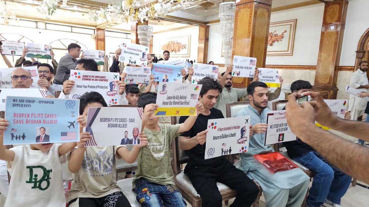 IrfanAzizi12's tweet photo. @Reuters Please be the voice of those Afghan allies who have gone through almost all the required processes of moving to the U.S properly vetted waiting for years in #Pakistan.
#SAVE_AFGHAN_ALLIES_P1P2 https://t.co/YEMMRj5irV