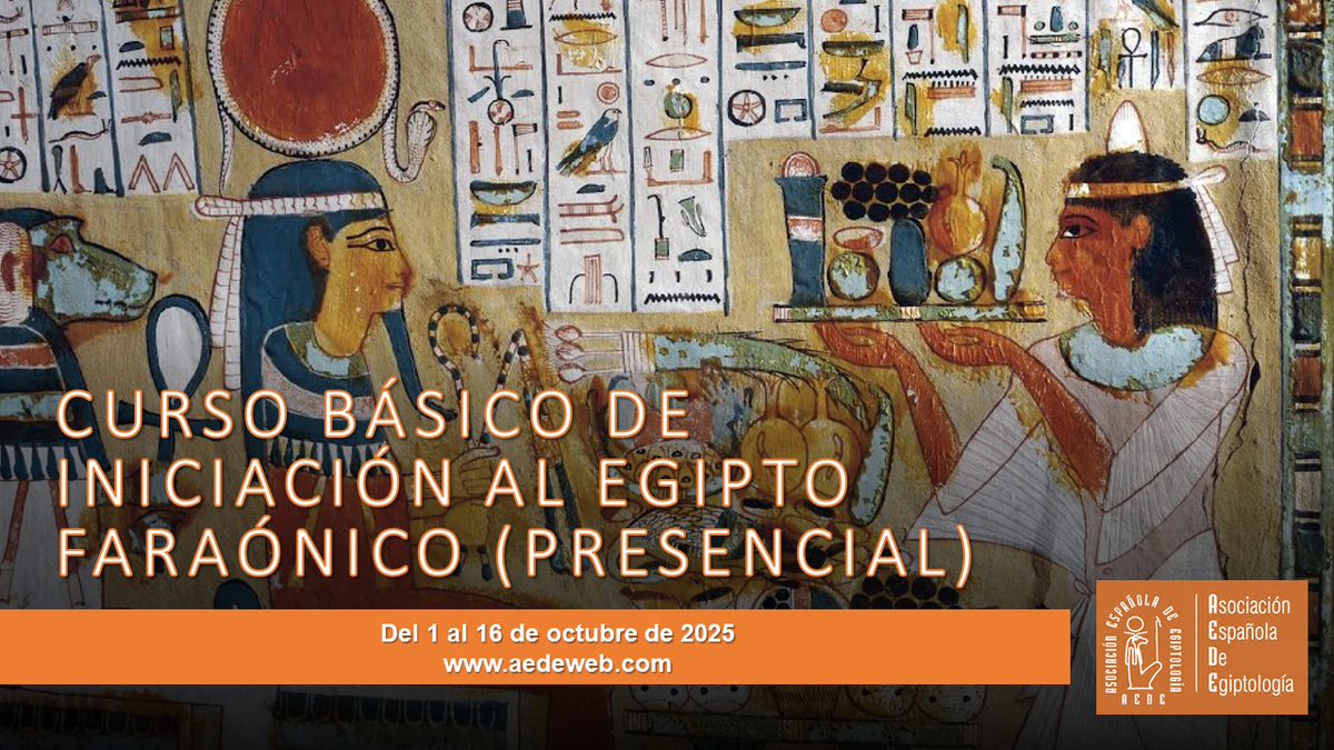 Nuevo curso presencial para quienes quieren comenzar a iniciarse en el Egipto faraónico. Anímate, te esperamos