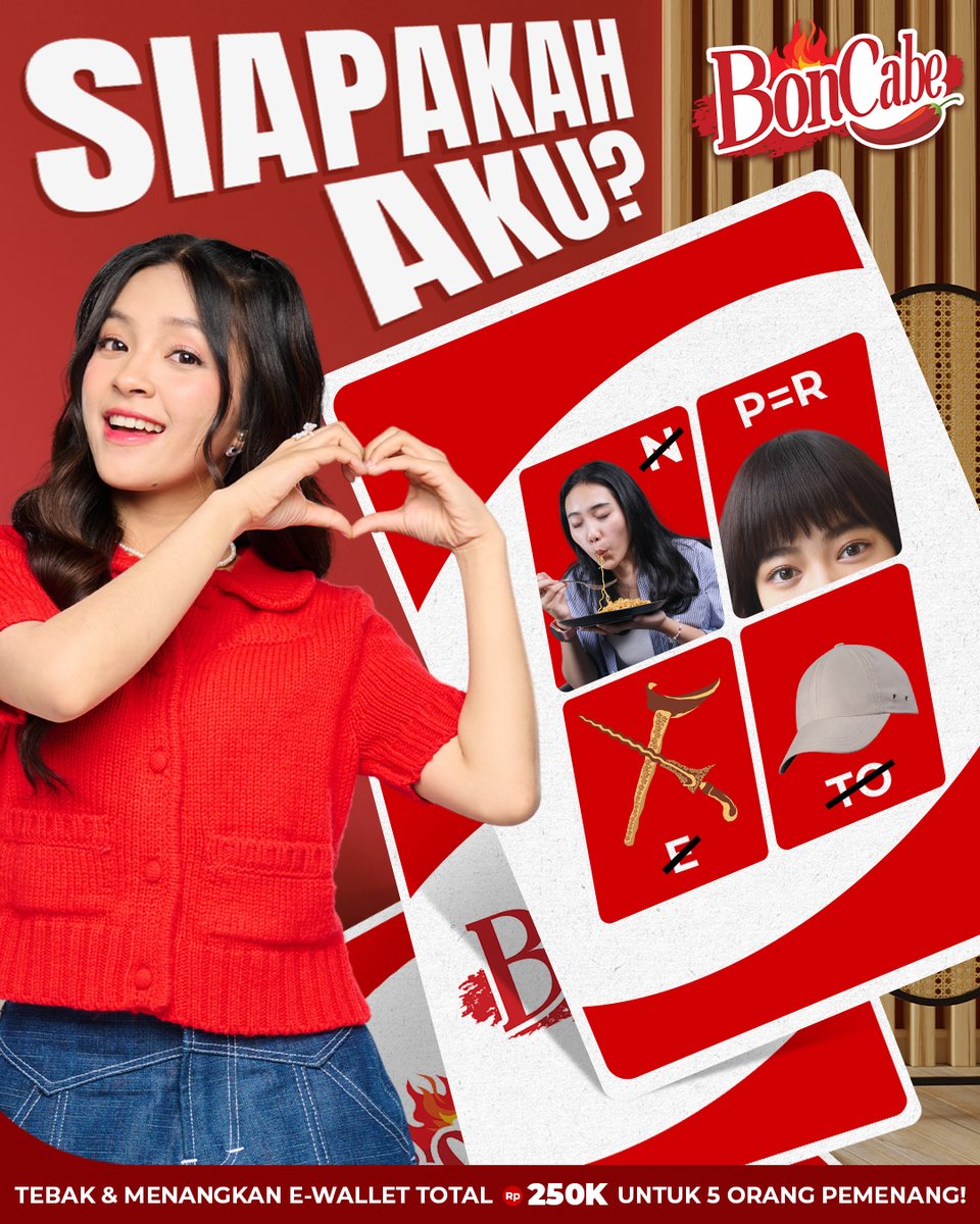 Biar sore gak bosen, coba tebak gambar ini 👀 Ada yang bisa nebak? 😚

Yang bisa tebak, langsung aja tulis jawaban kalian di kolom komentar karena MinBon punya hadiah e-wallet total 250k buat 5 pemenang!