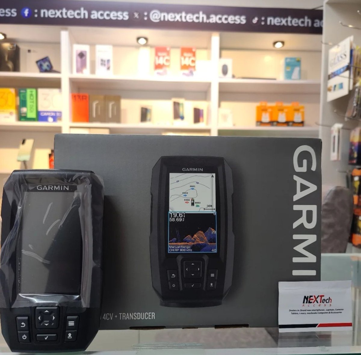 NextechAccess's tweet photo. Garmin Stricker vivid 4c @33990
Contact 0708579456 
Keyspecs 
Traditional CHIRP: Good for displaying fish arches. ClearVü: Excellent for displaying fish and structure below your boat. SideVü: Excellent for displaying
#TrendingNow #wamunyoro #garmin https://t.co/oXcTfEsCG9