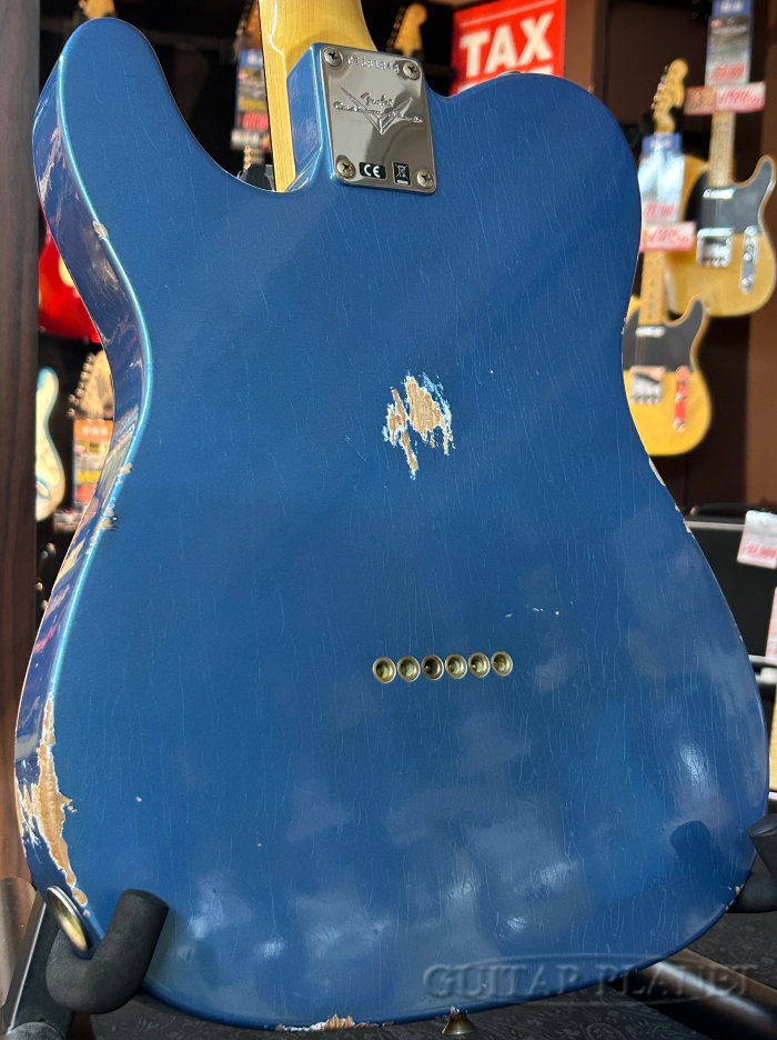 electric_gp's tweet image. 【新着入荷品】
超絶美品中古が入荷!!
メタリックカラー以上に格好良いウェザーチェックは
私は知りません！
しかも軽量個体3.25kg！

Fender Custom Shop 
Custom Collection 1963 Telecaster Relic -Lake Placid Blue- 2024USED!!
guitarplanet.co.jp/product/detail…
#ギタプラ #テレキャスター 
#telecaster