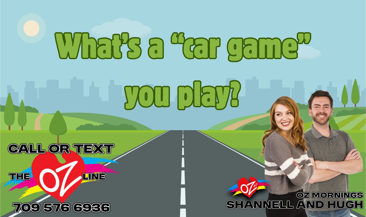 Maybe it's something you remember from being a kid, maybe it's something you still play now. SHOTGUN!
-OZ Mornings