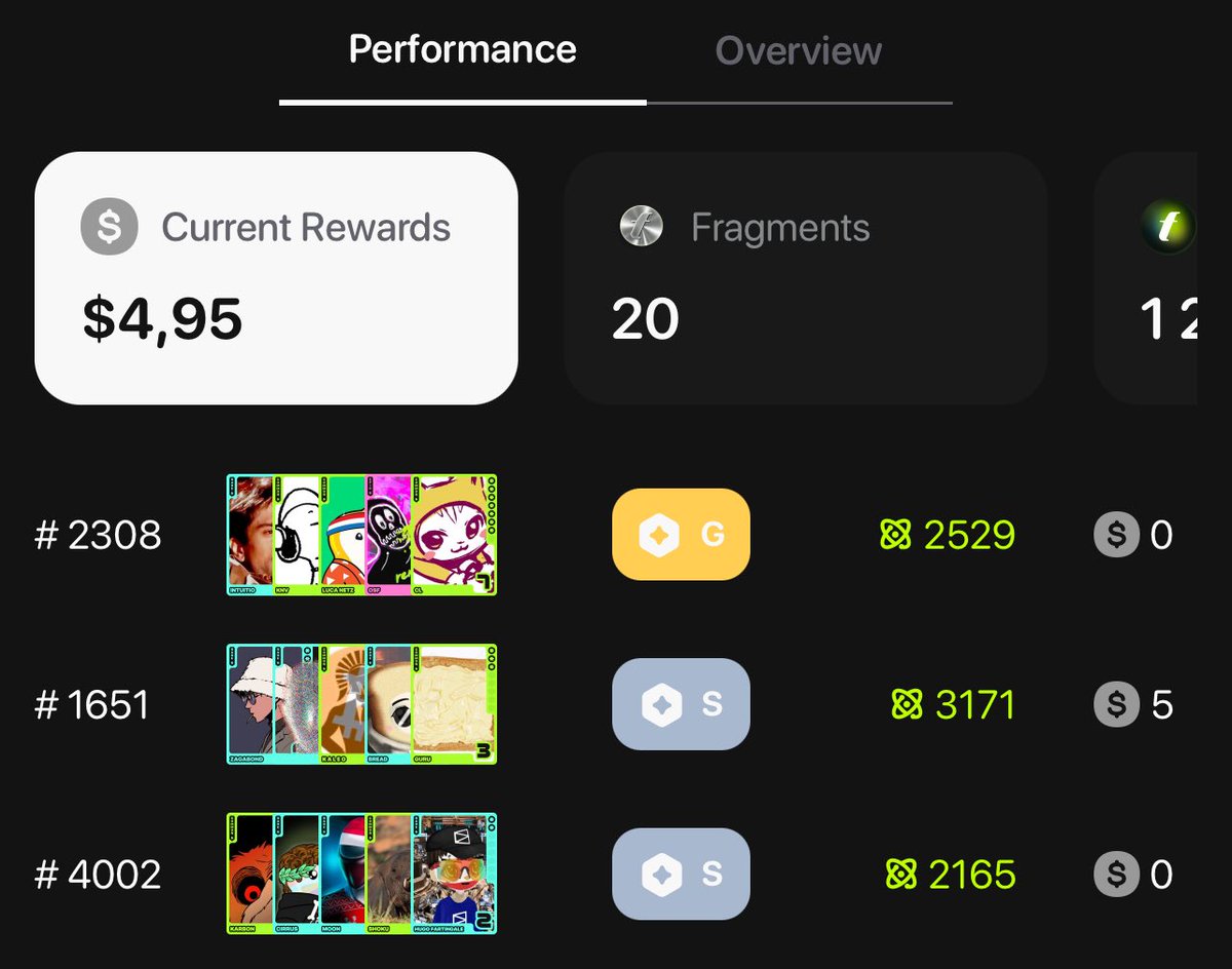 Kryptonit (@kryptonitf) on Twitter photo GM fam
S4M2 UPDATE <a href="/fantasy_top_/">fantasy.top</a> x <a href="/zed_champions/">ZED CHAMPIONS</a> TOURNAMENT
Probably the worst tournament for me 🥲
My main deck is not even top 1500 with 3171 points
<a href="/SHL0MS/">𒐪</a> <a href="/LucaNetz/">Luca Netz 🐧✳️</a> & <a href="/Zagabond/">Zagabond</a> not delivered well
<a href="/intuitio_/">intuitio</a> <a href="/CirrusNFT/">Cirrus</a> <a href="/HugoMartingale/">Hugo Fartingale</a> on the way for a blank tourney GM fam
S4M2 UPDATE <a href="/fantasy_top_/">fantasy.top</a> x <a href="/zed_champions/">ZED CHAMPIONS</a> TOURNAMENT
Probably the worst tournament for me 🥲
My main deck is not even top 1500 with 3171 points
<a href="/SHL0MS/">𒐪</a> <a href="/LucaNetz/">Luca Netz 🐧✳️</a> & <a href="/Zagabond/">Zagabond</a> not delivered well
<a href="/intuitio_/">intuitio</a> <a href="/CirrusNFT/">Cirrus</a> <a href="/HugoMartingale/">Hugo Fartingale</a> on the way for a blank tourney