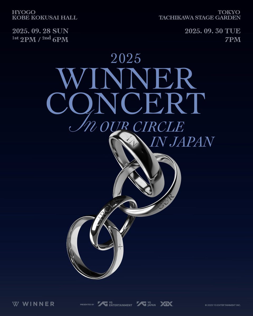 Wmino_a's tweet photo. WINNER 立川 夜の部のチケットのお譲り先を探しています。
【2025 WINNER CONCERT [IN OUR CIRCLE] IN JAPAN】

【譲】9/30 開場 18:00 / 開演 19:00
東京：TACHIKAWA STAGE GARDEN ×2枚連番 一般指定席

【求】定価＋手数料 32,200円(消費税込)

#WINNER #winnerチケット https://t.co/bt6fIIXrUQ