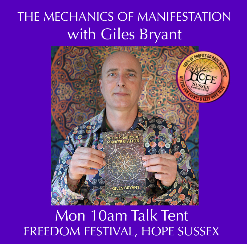 If you want to learn how to manifest, I have a talk for you.  Monday 10am in the Talk Space of the awesome <a href="/HopeSussex/">HOPE Sussex Community</a> Freedom Festival.  Aug 22-25.  And 50% off tickets whilst they last!  hopesussex.co.uk/event/hope-fre…