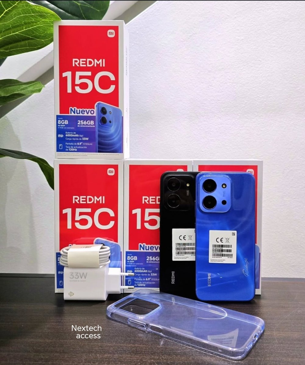 NextechAccess's tweet photo. Redmi 15c 256/8 @16500
Contact :0708579456 
  6.9-inch IPS LCD display with a 120Hz refresh rate and is powered by a MediaTek Helio G81 Ultra processor. It comes and 128GB or 256GB of internal storage, expandable via microSD. 6000mah battery
#rigathigachagua #Xiaomi https://t.co/pTEVUhZCYI