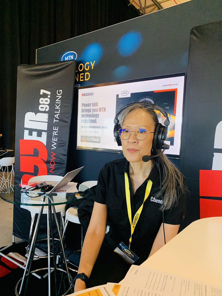 ON AIR: MTN Business Technology Redefined Conference 2025: The Real SME Perspective

<a href="/sehume_n/">Nhlanhla Sehume</a> is in conversation with 3rd party Product partnership manager at Chenosis, Pearl Tuling who is one of the exhibitors at the conference. #POWERTalk <a href="/MTNBusinessZA/">MTN Business SA</a>