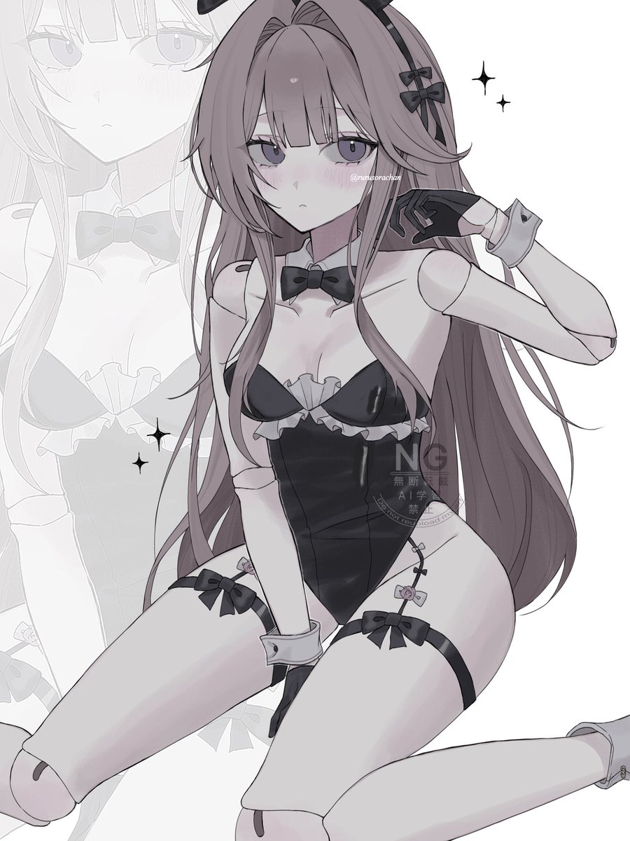 ヘルタ💎🖤
#バニーの日  #Herta #HonkaiStarRail