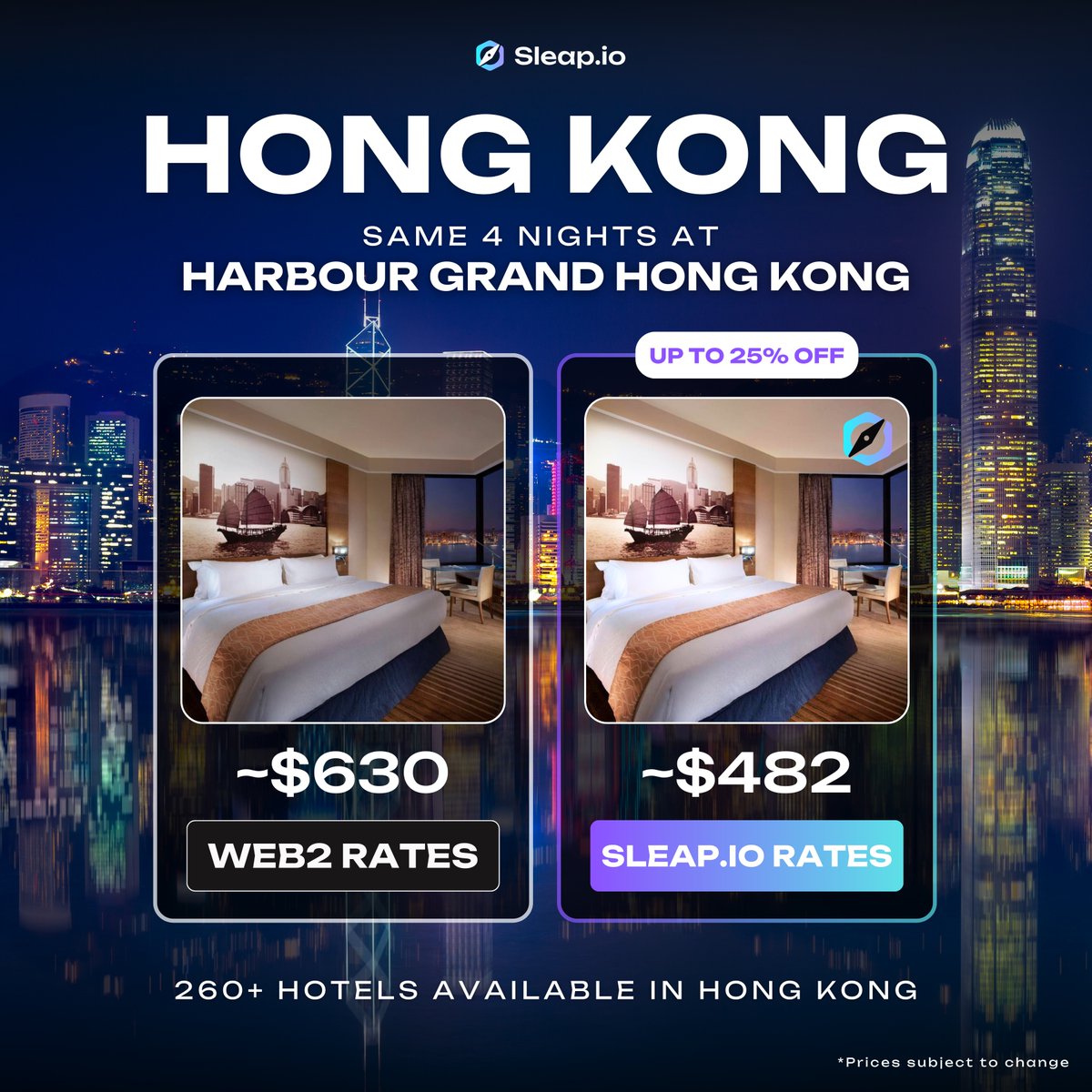 Sleap (@sleap_io) on Twitter photo Counting down the days to <a href="/BitcoinConfAsia/">BitcoinConfAsia</a>?🇭🇰
Asia’s largest Bitcoin conference kicks off Aug 28th!
Lock in your last-minute discounted travel now on Sleap.io.
Book with crypto, fiat, or even pay later.
Here’s how we stack up against standard Web2 rates 👇 Counting down the days to <a href="/BitcoinConfAsia/">BitcoinConfAsia</a>?🇭🇰
Asia’s largest Bitcoin conference kicks off Aug 28th!
Lock in your last-minute discounted travel now on Sleap.io.
Book with crypto, fiat, or even pay later.
Here’s how we stack up against standard Web2 rates 👇
