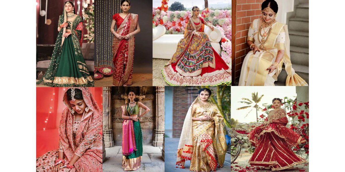 From handlooms to global runways, Indian bridalwear reflects tradition, craftsmanship, and innovation—an eternal symbol of India’s cultural pride.

Read More: textilevaluechain.in/news-insights/…

#IndianBridalwear #GlobalFashion #CulturalHeritage #TextileTradition #FashionInnovation