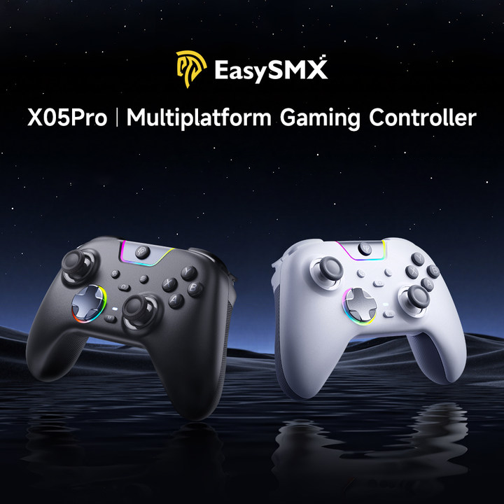 EasySMX_Gaming's tweet image. 🔥One controller to rule them all. The X05 Pro connects to your world of games. 
Stay tuned for the reveal! 🎮

 #EasySMXX05PRO #X05PRO #Multiplatform #controller #fyp #gamepad #Gameon #newlaunch