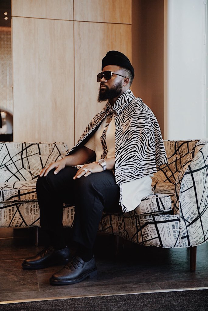 mahone_za's tweet photo. Throwback to Mahone The Quiet Junkie era: @thetrueteko in plaid fire, @casspernyovest rocking zebra capes &amp; harness suits! SA stars turned heads. As we rebrand to MHONE Leather Goods, share your fave memory with #MahoneMemories &amp; tag us! 🔥⚽🎤 #RebrandToMHONE https://t.co/wdqiSKP2v6