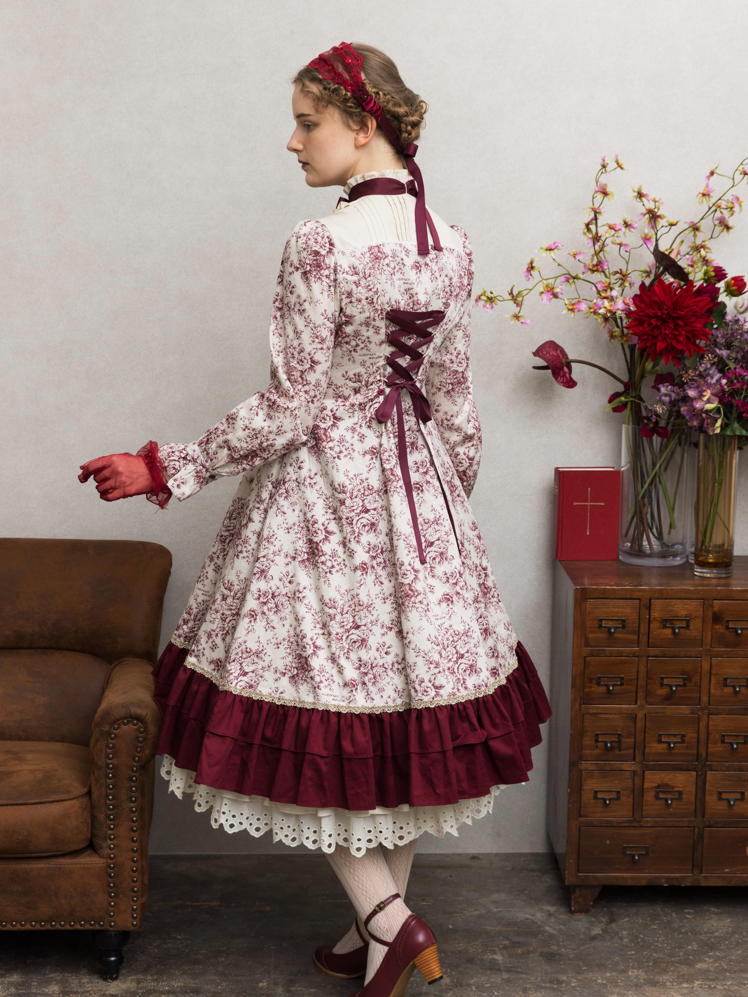 バラ 刺繍 フリル ペチコート ヴィンテージ Victorian maiden on X: 