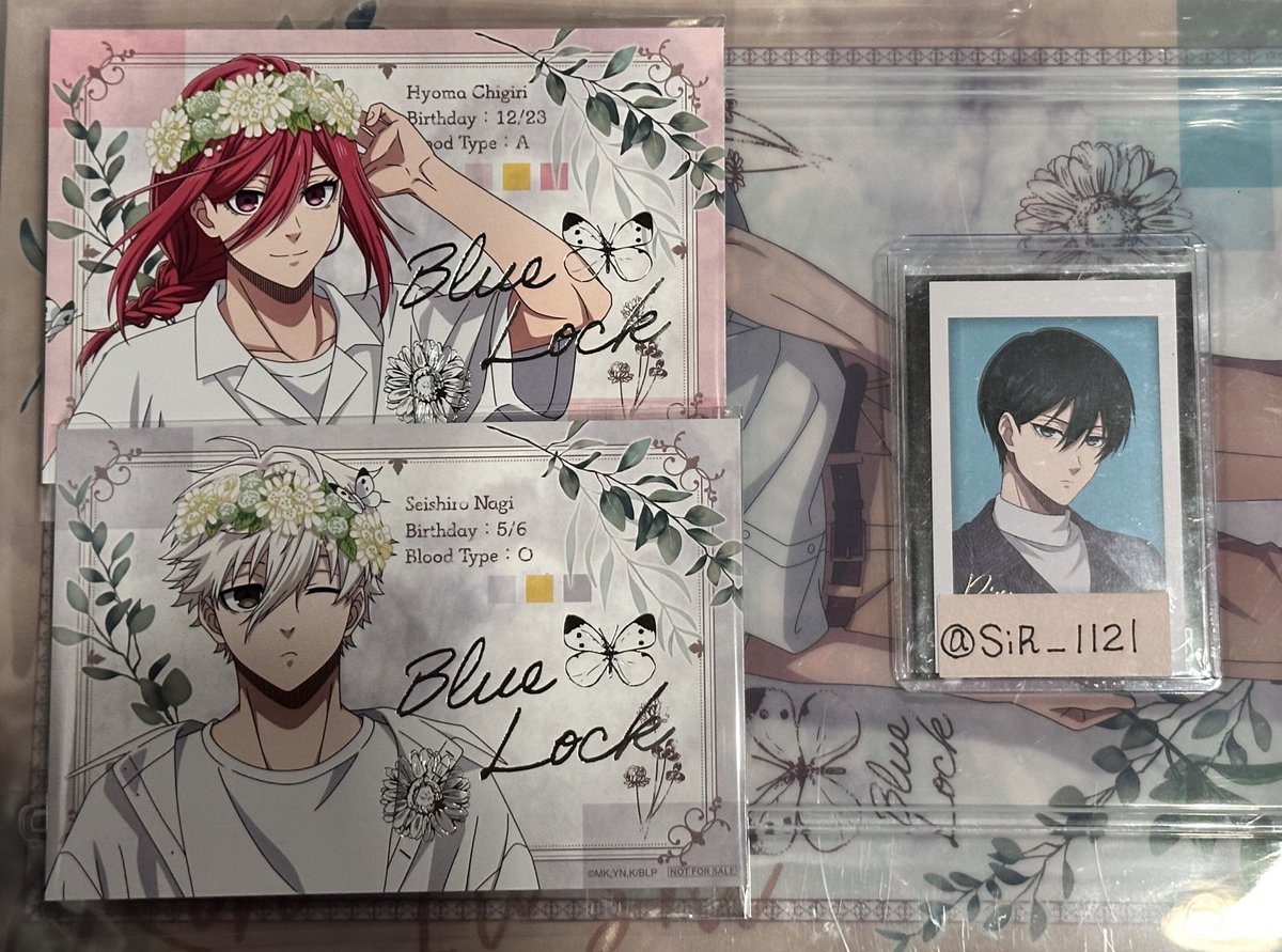 【交換】ブルーロック flower crown フラワークラウン アニメイト 特典 イラストカード 

譲：凪、千切

求：玲王(友人分)＞凛

※凪は玲王のみ
※現在池袋にいます
   後日郵送交換可

お気軽にお声掛けください🙇‍♀️