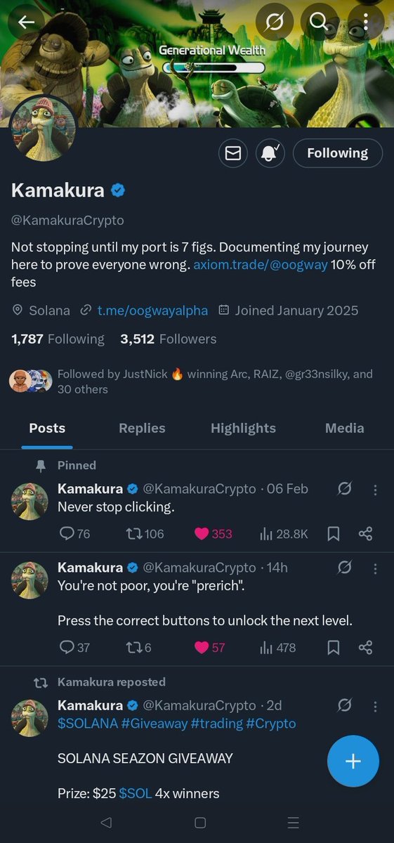 DREI π (@dudreibnb) on Twitter photo <a href="/KamakuraCrypto/">Kamakura</a> 4ZTkdzjCLGx7iFLcT3q1yfs7GbpzWaMyKeoHDnHUneWh
Mad respect bro for always going above and beyond. This isnβt just about the giveaway itβs about how you create opportunities for others and inspire us to keep pushing forward. Really grateful for you.
β
FRIENDS
<a href="/altcoinkate/">Altcoinkate (β ββ β’β α΄β β’β ββ )β β§β *β γ</a> <a href="/KamakuraCrypto/">Kamakura</a> 4ZTkdzjCLGx7iFLcT3q1yfs7GbpzWaMyKeoHDnHUneWh
Mad respect bro for always going above and beyond. This isnβt just about the giveaway itβs about how you create opportunities for others and inspire us to keep pushing forward. Really grateful for you.
β
FRIENDS
<a href="/altcoinkate/">Altcoinkate (β ββ β’β α΄β β’β ββ )β β§β *β γ</a>
