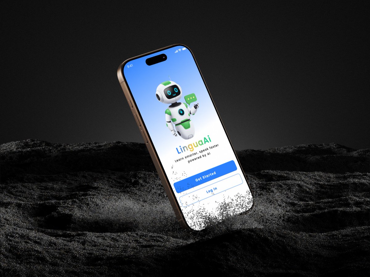 i_design__'s tweet photo. My submission for the LinguaAI design Task: LinguaAI is an AI-powered language learning app that helps users master new languages through personalized lessons, real-world scenarios, and AI-driven practice. 
#LinguaAI https://t.co/RHky2CyNYS