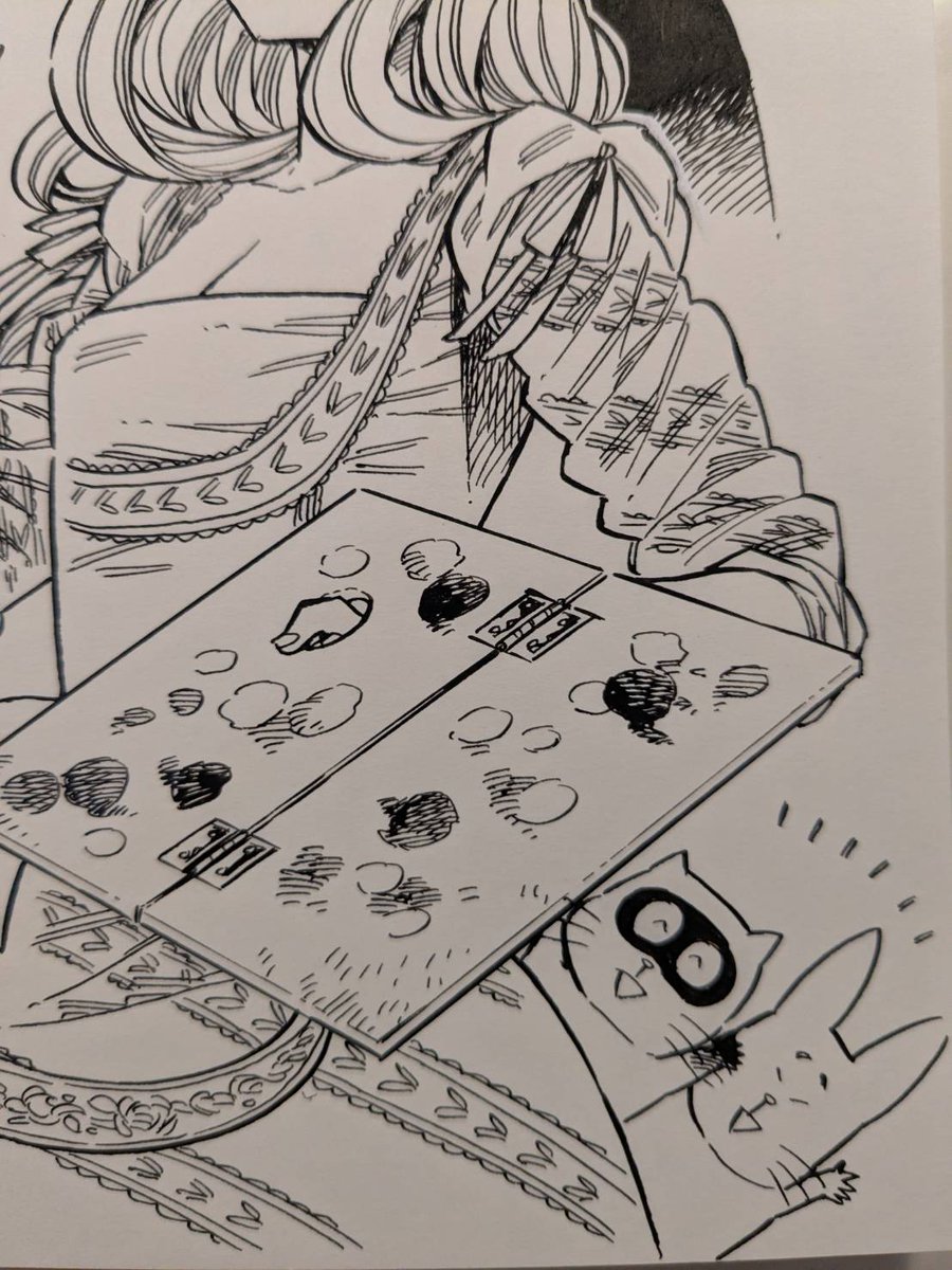 きつねです。
アルテ21巻を三省堂書店、ブックエース、メロンブックス、喜久屋書店、COMIC ZIN、書泉・芳林堂書店の各店舗や電子書籍(全プラットフォーム)でお買い上げいただくと、特典ペーパーが付いてきます。キャラクターがたくさんいて見応えがありますよ。是非！