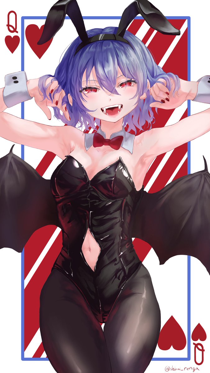 ❤️ヴァンパイアガール❤️

#バニーの日　#バニーの日2025
#レミリア・スカーレット  #東方Project