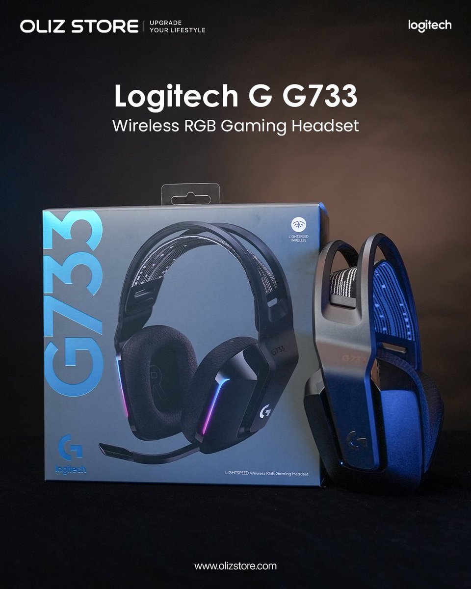 olizstore's tweet image. Play longer, play smarter🎧
Comfort meets performance! The Logitech G G733 gives you LIGHTSPEED wireless &amp;amp; stunning RGB effects.

Shop today at Oliz Store📍

Which feature excites you most?
#Logitech #G733 #LogitechG733 #GamingHeadset #RGBHeadset #OlizStore #Headphones #gaming