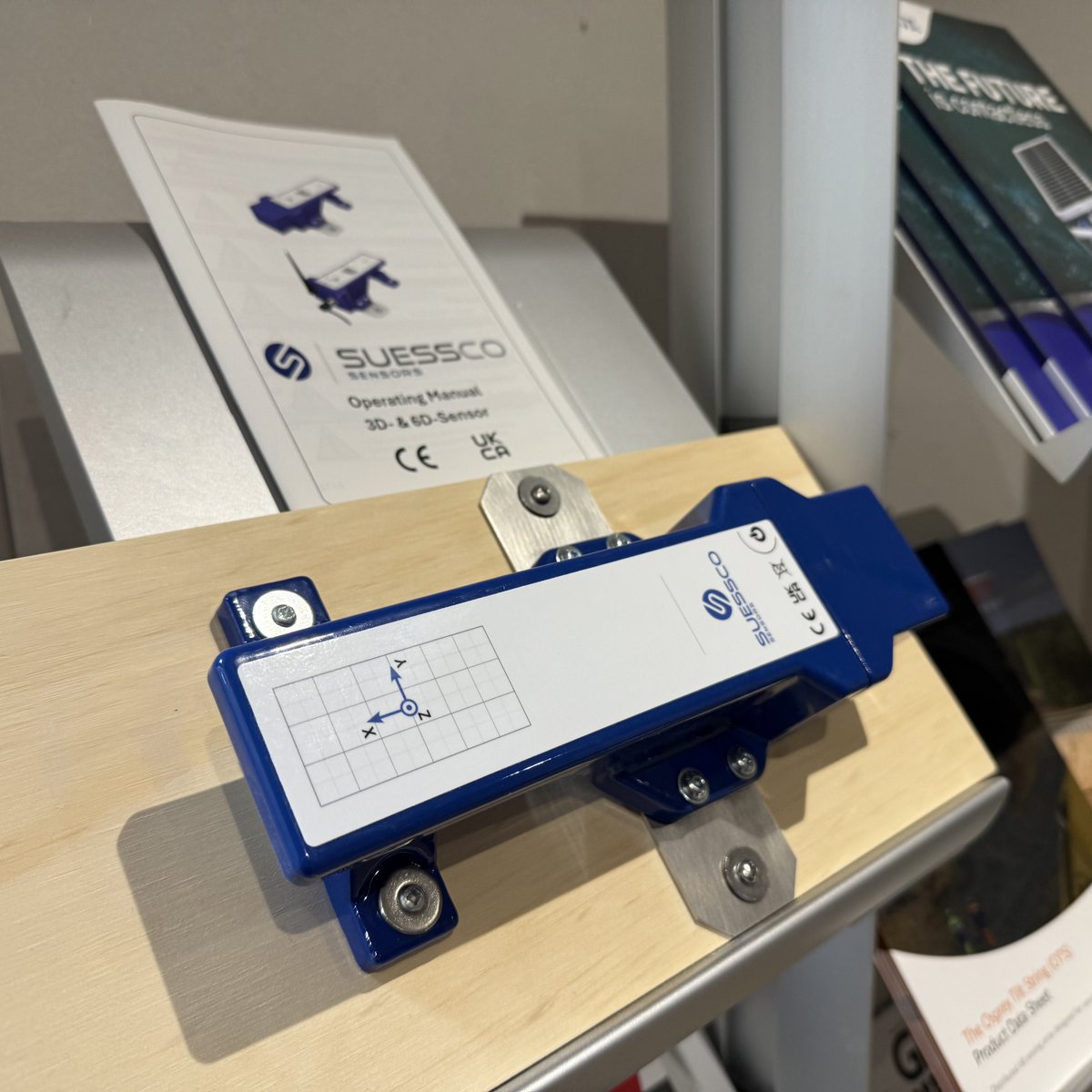 A new arrival in our reception display + a demo unit we will be testing. 
If you need to monitor 3D crack and displacement movement this is a great option, quick and easy to install and provides high accuracy X,Y,Z displacement up to;
X-Axis: 60 mm
Y-Axis: 30 mm
Z-Axis: 20 mm
