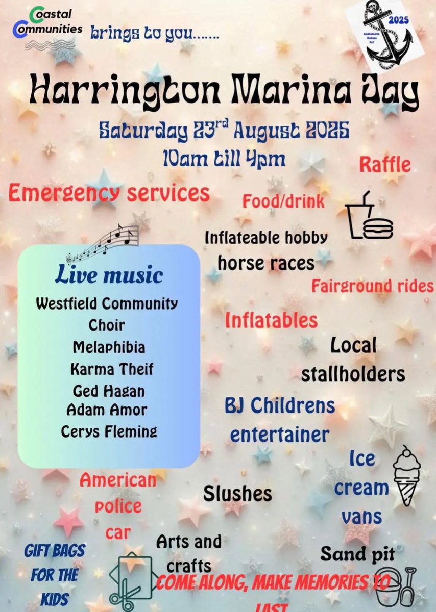MEGZI83's tweet photo. Free open day this Saturday at Harrington Marina. 

10-4pm 

We have a stall and will be providing CPR and defibrillator demonstrations and awareness throughout the event

🚑🚒🚓