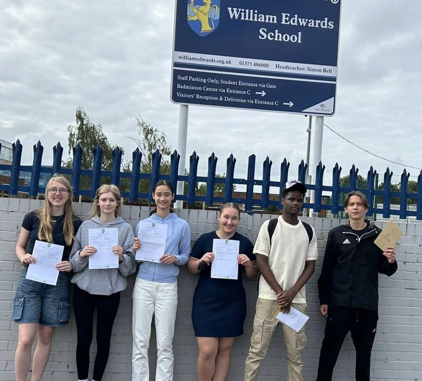 Congratulations to Yr 11 collecting their results today. 117 top grades were awarded across almost every subject. Hannah S, Matt W and Maraizal M achieved 8 grade 8s and 19 grade 9s between them. Amazing! We are so pleased and proud of you all!