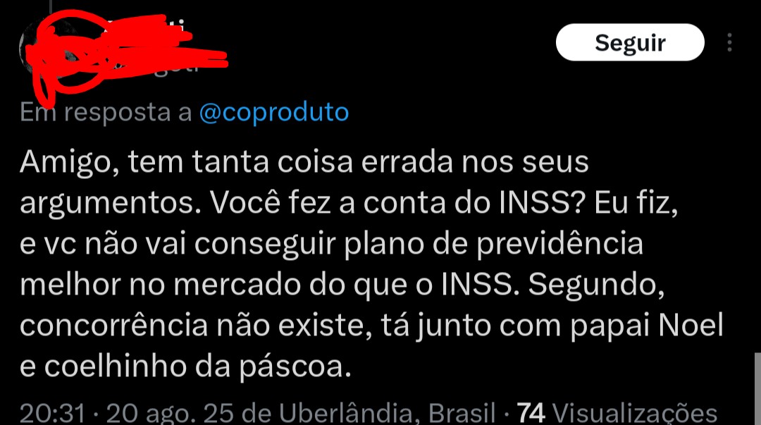 inflação é esotérico e concorrência não existe