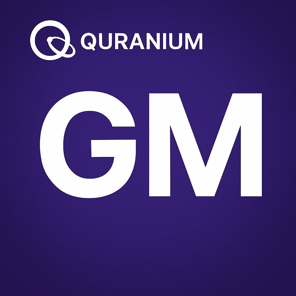 Gm <a href="/Galxe/">Galxe</a> starboard? <a href="/glayer_official/">GLayer</a>

The more I look at Web3, the clearer it gets.

Quantum computers are advancing fast and one day, today’s blockchains won’t be safe. That’s why I find the <a href="/quranium_org/">Quranium</a> exciting. They’re building a quantum-secure blockchain, making sure our