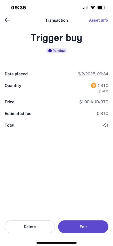 _tomdoonbeg's tweet image. Playing around with some trigger orders. 

❓What kind of a world would we be in if this order filled? 

#BTC