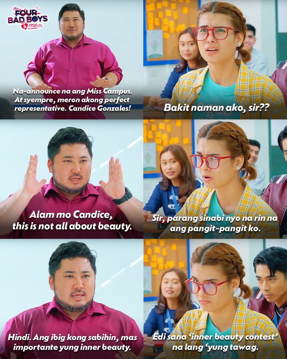 “Edi sana ‘inner beauty contest’ na lang ‘yung tawag.” 🤣

May point! Watch #TheFourBadBoysAndMe—NOW STREAMING FOR FREE here:
🔗bit.ly/T4BBAMFullMovie

#TFBBAM