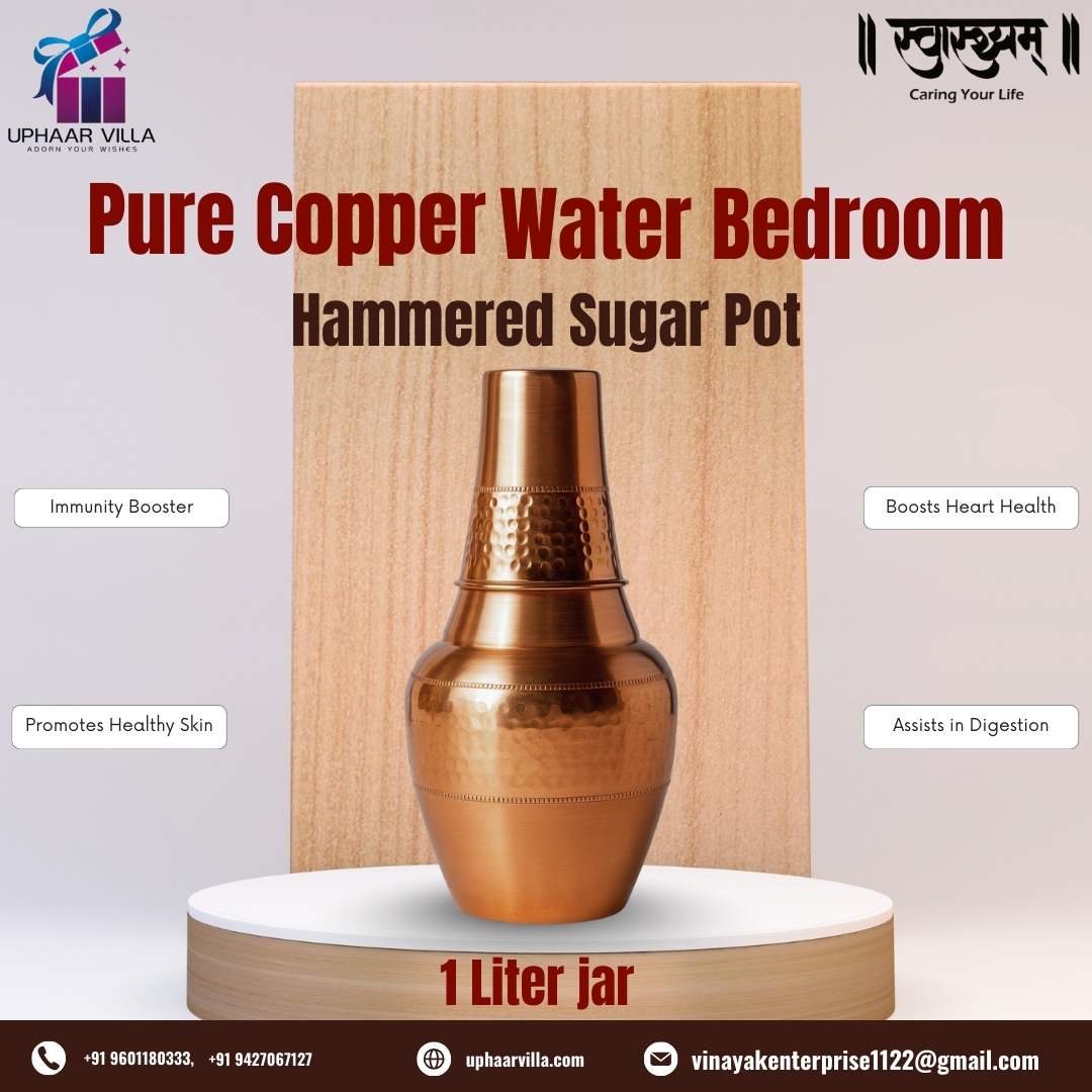 KapilKabra86795's tweet image. ✨ Add elegance &amp;amp; health to your lifestyle with our Pure Copper Hammered Sugar Pot – beautifully crafted for your bedroom &amp;amp; daily use. 🏺🌿
#PureCopper #CopperPot #HammeredDesign #HealthyLiving #TraditionalCraft #ElegantHomes #CopperUtensils #HomeDecor #Handcrafted #Lifestyle