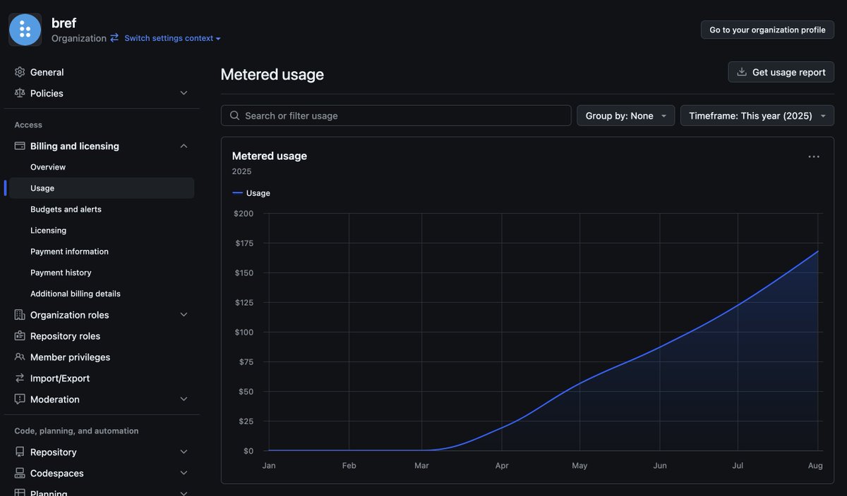 I am sure glad that GitHub has a generous free tier for open-source, and that <a href="/depotdev/">Depot</a> is graciously sponsoring <a href="/brefphp/">Bref</a> builds… and making them 10 times faster 💙💙