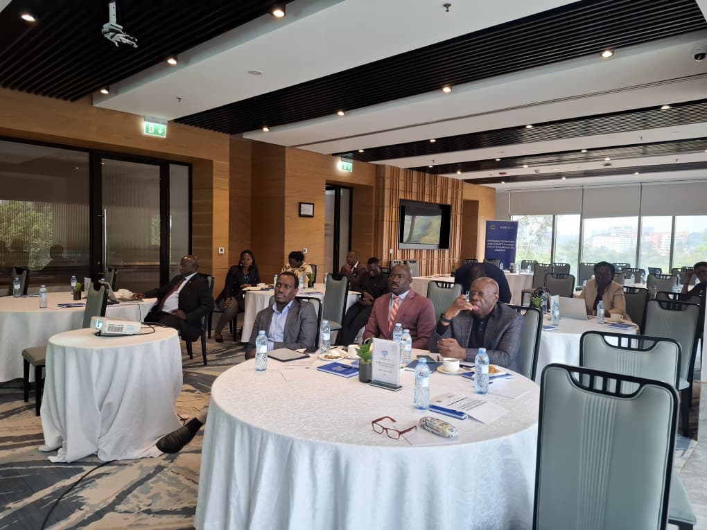 𝐂𝐨𝐧𝐬𝐮𝐥𝐭𝐚𝐭𝐢𝐯𝐞 𝐖𝐨𝐫𝐤𝐬𝐡𝐨𝐩 𝐨𝐧 𝐃𝐢𝐚𝐬𝐩𝐨𝐫𝐚 𝐒𝐤𝐢𝐥𝐥𝐬 𝐌𝐚𝐩𝐩𝐢𝐧𝐠 𝐚𝐧𝐝 𝐀𝐬𝐬𝐞𝐬𝐬𝐦𝐞𝐧𝐭

The Head of the State House Diaspora Unit, Mr Mohammed Bagonza, is attending a consultative workshop on diaspora skills mapping and assessment at Four Points