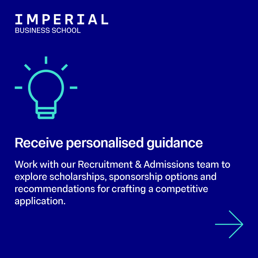 ImperialBiz's tweet image. We&apos;ve designed a clear roadmap of helpful steps to take during your application journey.

📢 Applications are now open. Find out more about our MBA programmes: imprl.biz/3HDdLUd

#ImperialBusinessSchool #MBA #ApplicationsOpen