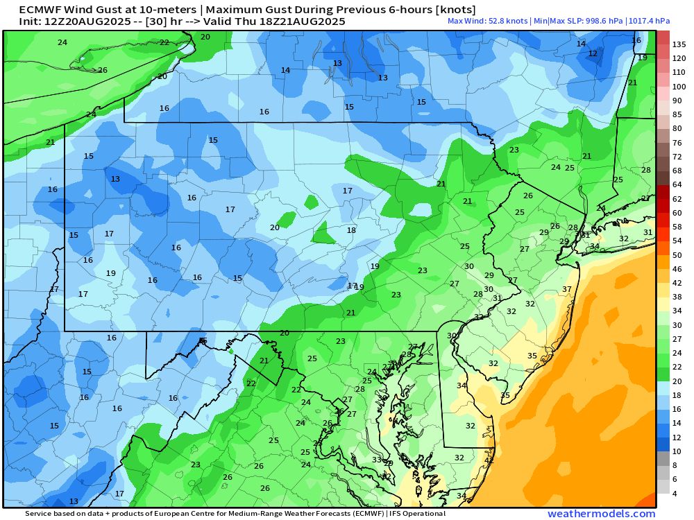 Good morning, happy Thursday, Pennsylvania! Today will be a dreary day across much of the state with high temperatures ranging from the mid-60s to upper-70s. Showers and low-level clouds will linger across much of south-central and eastern Pennsylvania. Additionally, we will feel