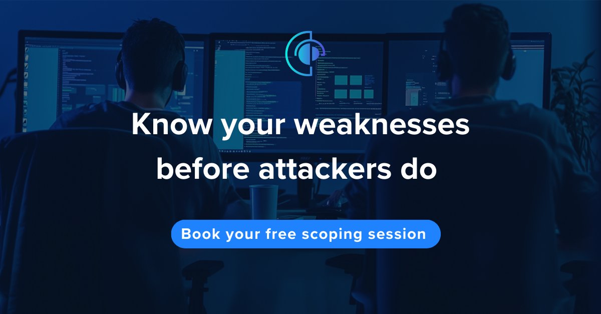 ITGovernance's tweet image. 🔒 43% of UK businesses faced a cyber breach last year – don’t wait until it’s too late. Book a free scoping session today 👉 itgovernance.co.uk/pen-testing-th… 

#PenetrationTesting #vulnerabilities