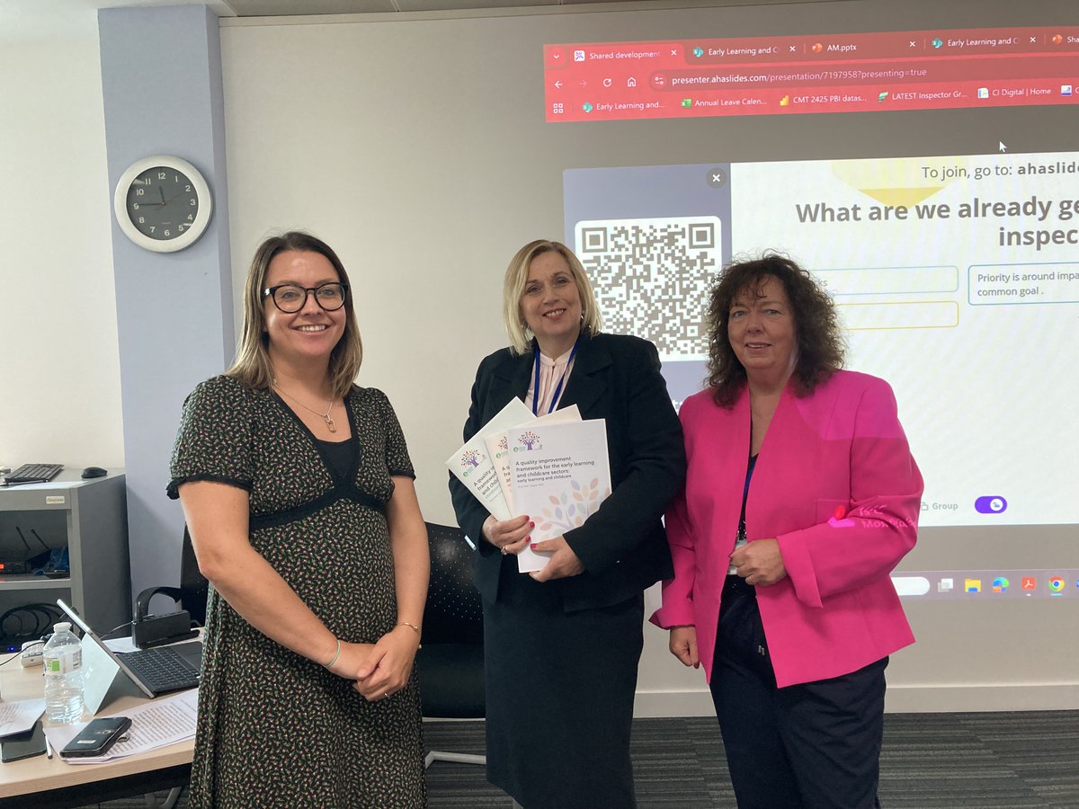 EducationScot's tweet photo. HM Inspectors and colleagues from @CareInspect recently came together for joint training as we prepare to launch our new 'Quality improvement framework for the early learning and childcare sectors'.

🔗Visit our website for further information: https://t.co/E8umX9VBhS https://t.co/cksGAkCgDW