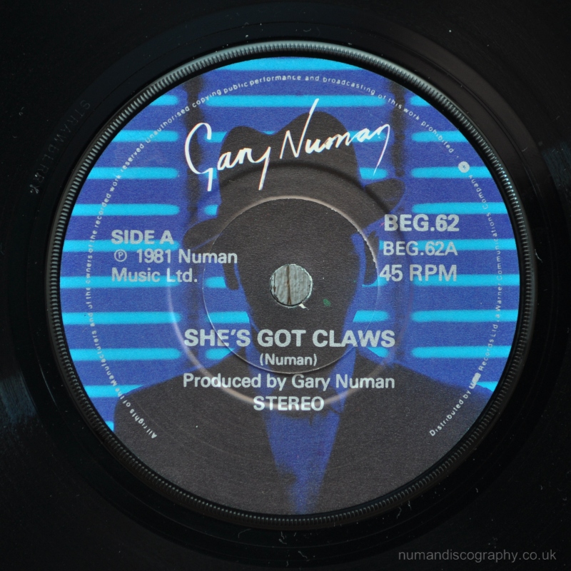 #GaryNuman Diaries 📒

She's Got Claws was released on this day 1981