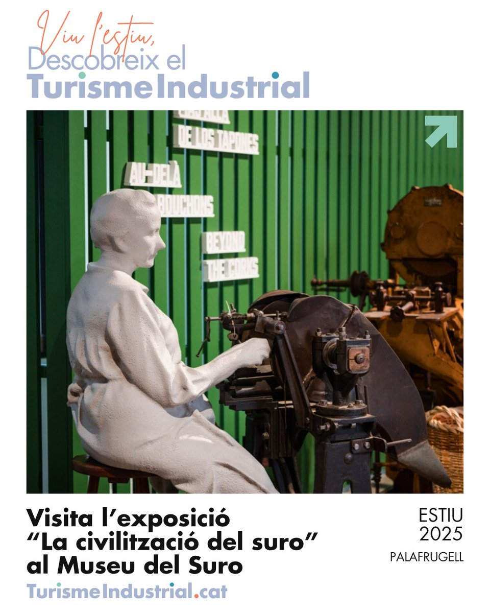 TurismeIndustrialCAT (@xatic_cat) on Twitter photo El patrimoni i la tecnologia s'uneixen per oferir noves experiències!👀El <a href="/Museu_del_Suro/">Museu del Suro de Catalunya</a> dissenya un recorregut estètic, emocional, experiencial que defineix el coneixement del suro.🌳
Viu l'estiu, descobreix el patrimoni industrial!
🌐xatic.cat/ca/activitats/…
#ViuEstiuXATIC El patrimoni i la tecnologia s'uneixen per oferir noves experiències!👀El <a href="/Museu_del_Suro/">Museu del Suro de Catalunya</a> dissenya un recorregut estètic, emocional, experiencial que defineix el coneixement del suro.🌳
Viu l'estiu, descobreix el patrimoni industrial!
🌐xatic.cat/ca/activitats/…
#ViuEstiuXATIC