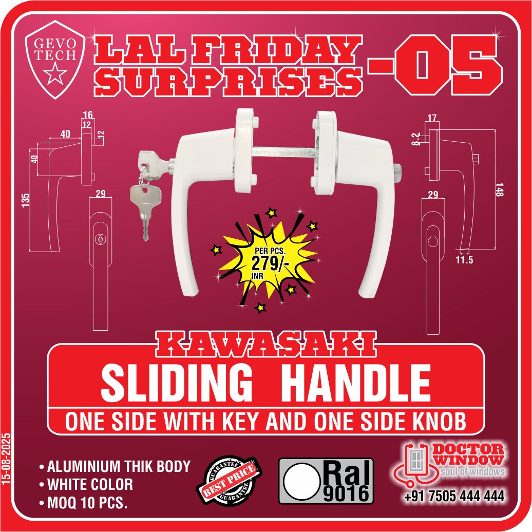 DOCTORWINDOW_IN's tweet image. GEVO TECH KOBE SHORT NECK HANDLE
GEVO TECH KOMATSU CASEMENT HANDLE
GEVO TECH KAWASAKI SLINDING HANDLE ONE SIDE KEY &amp;amp; ONE SIDE KNOB
GEVO TECH SATURN WINDOW ROLLER

#handle #windowroller #doctorwindow #soulofwindows #hardware #besthardware #hardwareaccessories #door #window