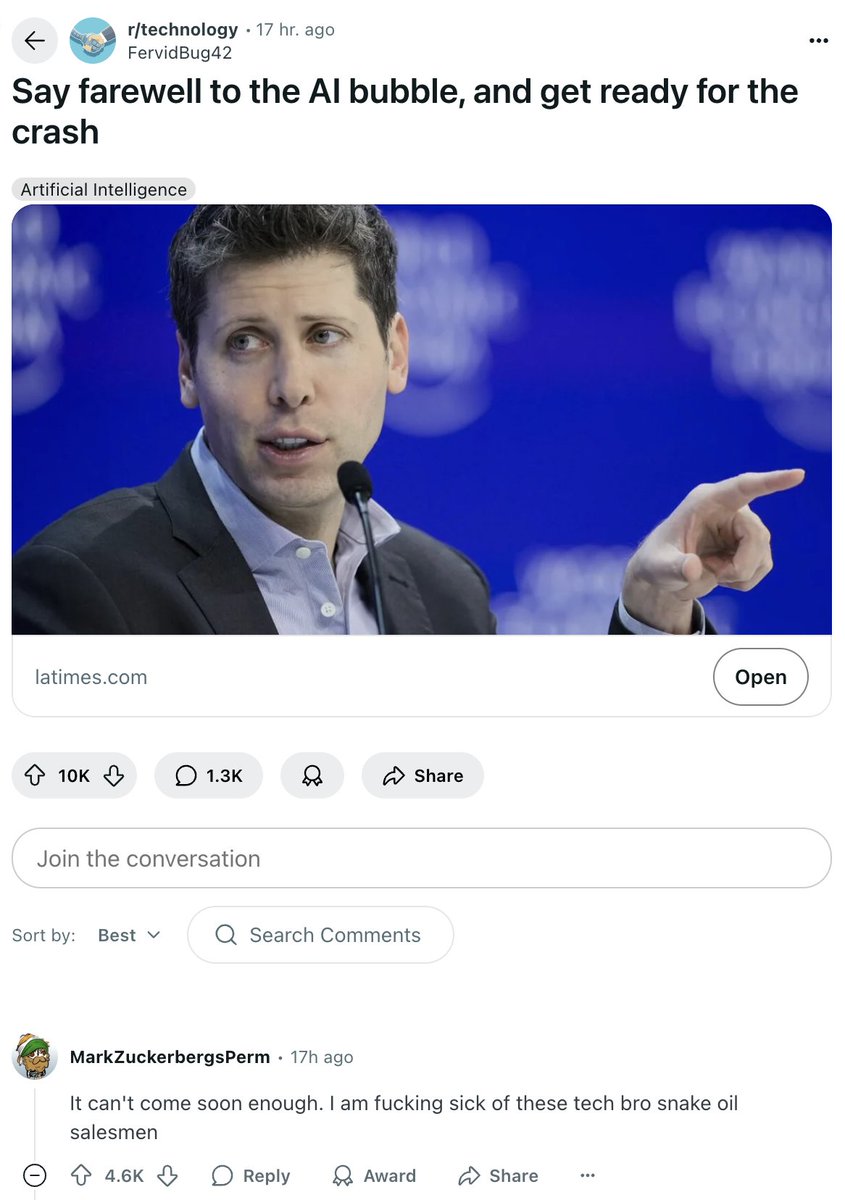 The doomers can't make up their mind

AI is useless snake oil, yet it's also going to steal all our jobs

Crypto is a scam, yet it's also an existential threat to the financial system

Funny how that works
