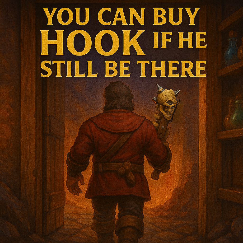 chainoflegends's tweet photo. ⏳ Final Call.
The {HOOK SHOP} closes soon.
No noise. No reruns.
You know what’s waiting — if it’s still be there.
#ChainOfLegends #HookMaster #P2E #Web3Gaming #DeFi #CryptoGaming