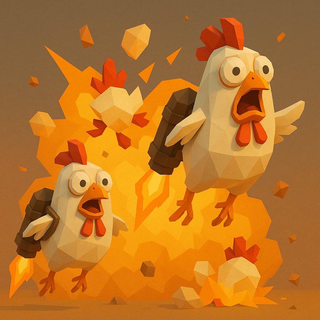 Who cares about swarms of drones when you’ve got exploding jetpack chickens? 🐔💥🚀

Forget high-tech warfare—nothing clears the skies faster than a flock of clucking chaos strapped with boosters and a short fuse.

#ChaosOnTheChains #GamingCommunity #MMORPG #AR #Web3Gaming
