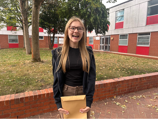 ArrowValeSchool's tweet photo. We are so proud of all our students receiving their GCSE results today. Your hard work, resilience and dedication have paid off – congratulations to you all! https://t.co/j8D38V74Hf