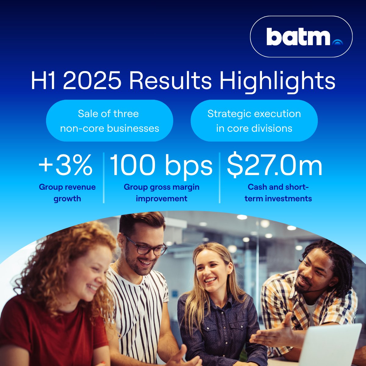 At BATM, we build technology that bridges gaps, connects people and solutions and enables seamless communication while ensuring safety, security, reliability and trust: tinyurl.com/batmH12025 

#BATM #BVC