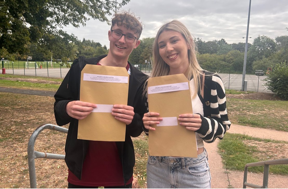 ArrowValeSchool's tweet photo. We are so proud of all our students receiving their GCSE results today. Your hard work, resilience and dedication have paid off – congratulations to you all! https://t.co/j8D38V74Hf