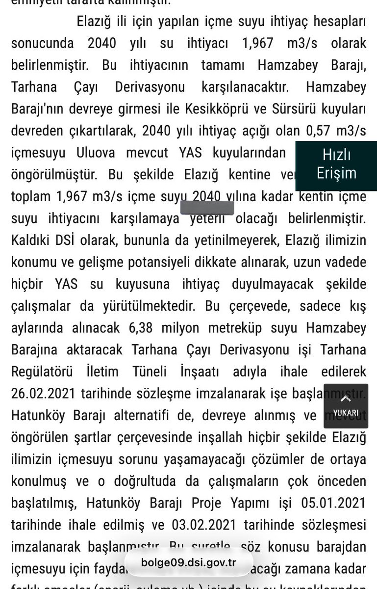 2040 kadara yeterli olacaktır